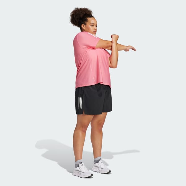 Pink Own The Run Tee (Plus Size)