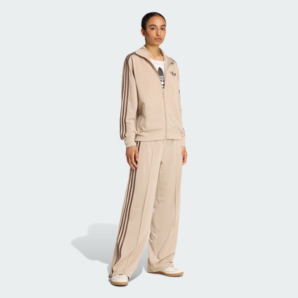 Beige FIREBIRD TRACK TOP LOOSE
