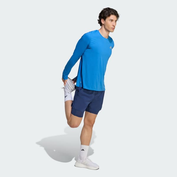 Blue ADI365 Running Climacool Iconic Longsleeve Shirt