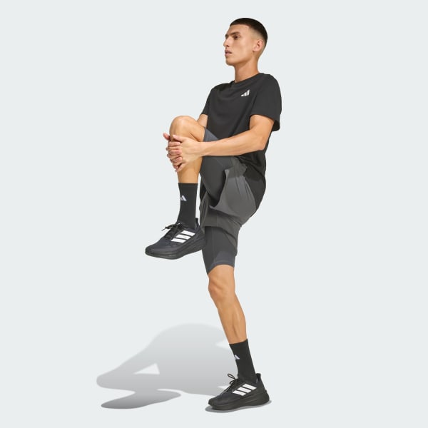 Black ADI365 Running Climacool Iconic Tee