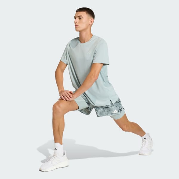 Green ADI365 Running Climacool Iconic Tee