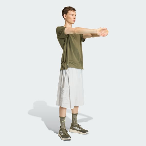 Green ADI365 Running Climacool Iconic Tee