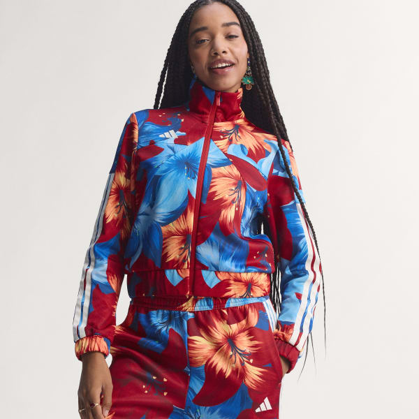 Blue ADIDAS x FARM RIO HOUSE OF TIRO TRACK TOP