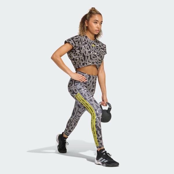 Black ADIDAS x FARM RIO TRAINING TANK TOP