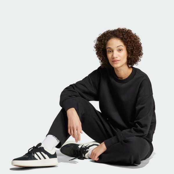 Black ALL SZN Fleece Loose Sweatshirt