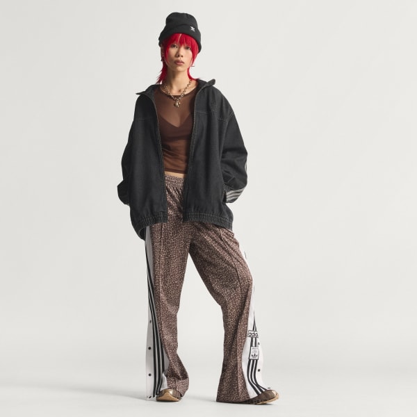 Brown AOP ADI-BREAK PANTS