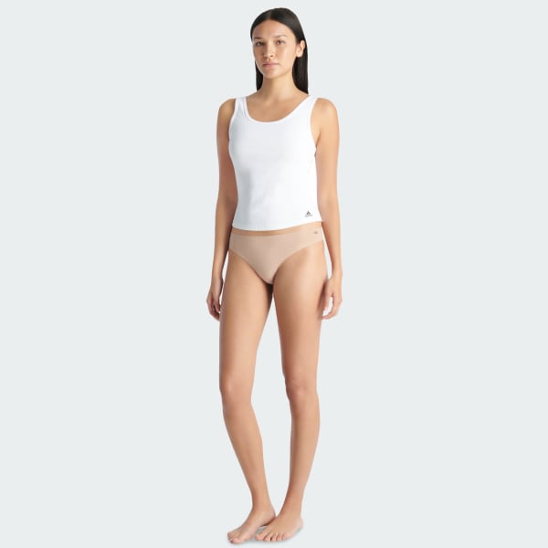 Beige Active Light Flex 3-Pack Thong Underwear