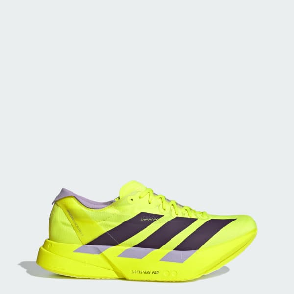 Yellow Adizero Adios Pro 4 Shoes