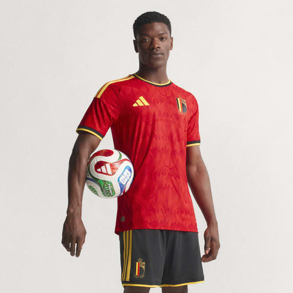 Red Belgium 26 Home Authentic Jersey