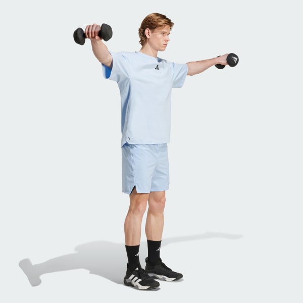 Blue Designed for Training Workout Shorts