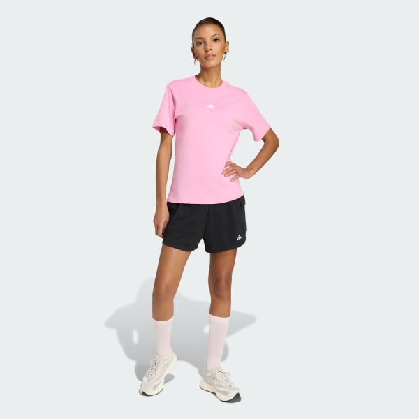 Pink Essentials Small Logo Cotton Tee