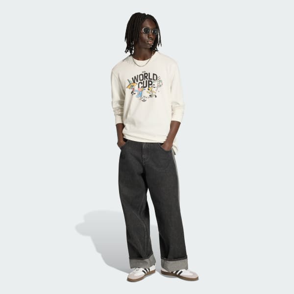 White FIFA World Cup 26™ Mascot Long Sleeve T-Shirt