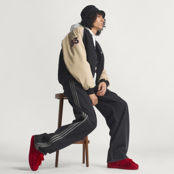 Black FIREBIRD ADICOLOR DENIM PANTS
