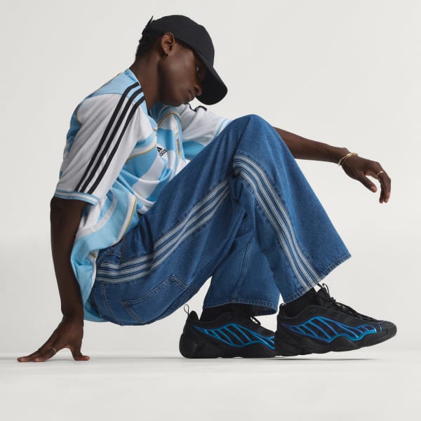 Multi FIREBIRD ADICOLOR DENIM PANTS