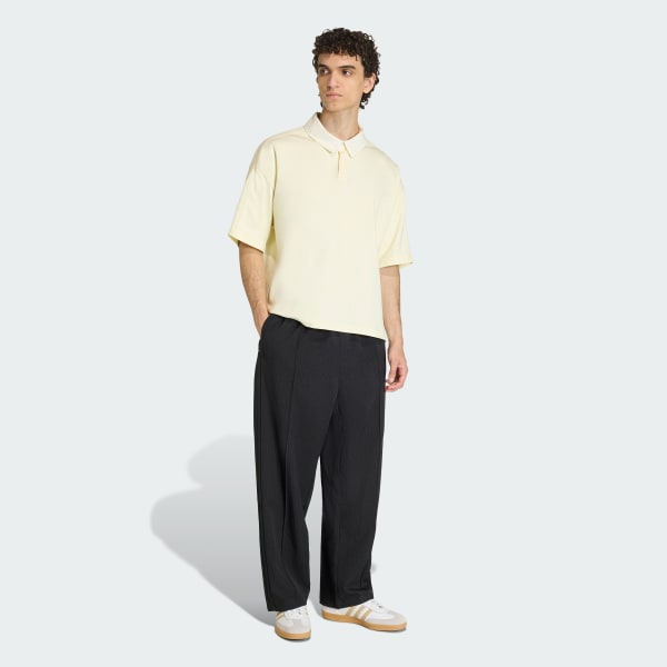 Black FIREBIRD LOOSE PINSTRIPES TRACK PANTS