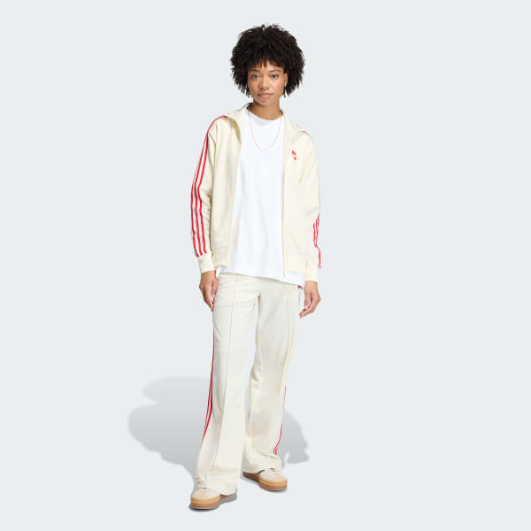 White FIREBIRD TRACK TOP LOOSE