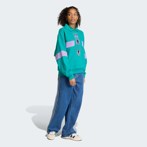 Green FOR ALL SEASON HOCKEY CREW Sweatshirt