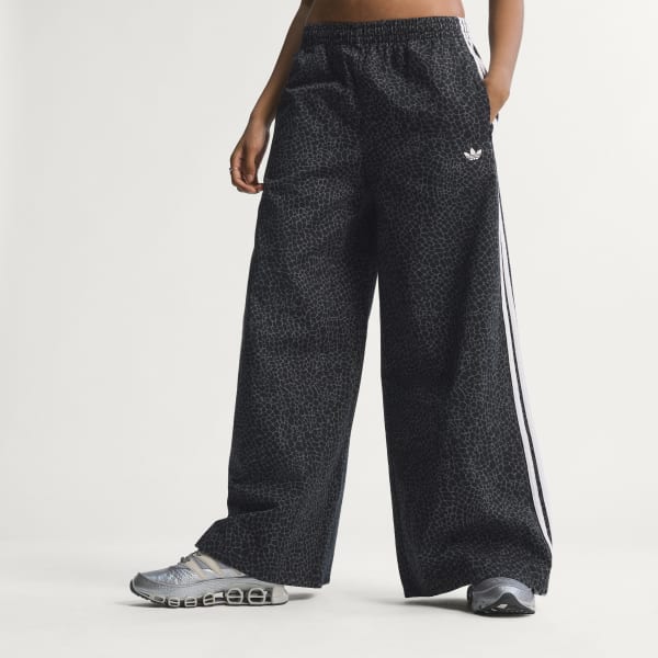 Black Firebird Oversized AOP Denim Pants