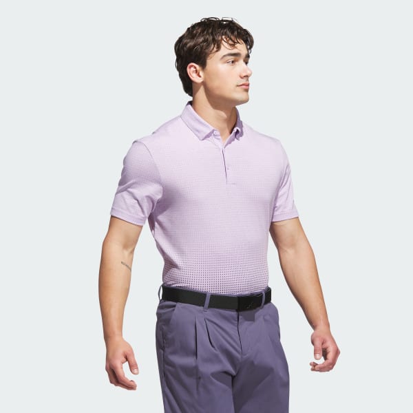 Purple Go-to Rise Print Polo Shirt