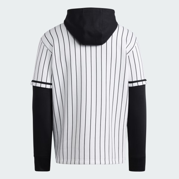 White Grambling State Tigers Baseball Hooded Jersey