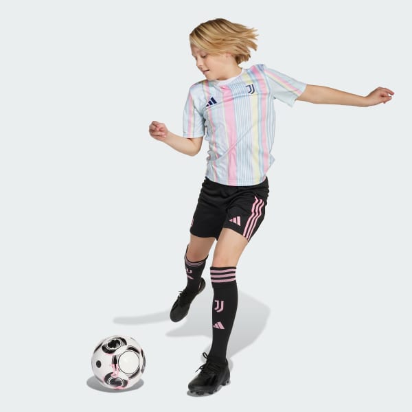 White Juventus 25/26 Pre-Match Jersey Kids