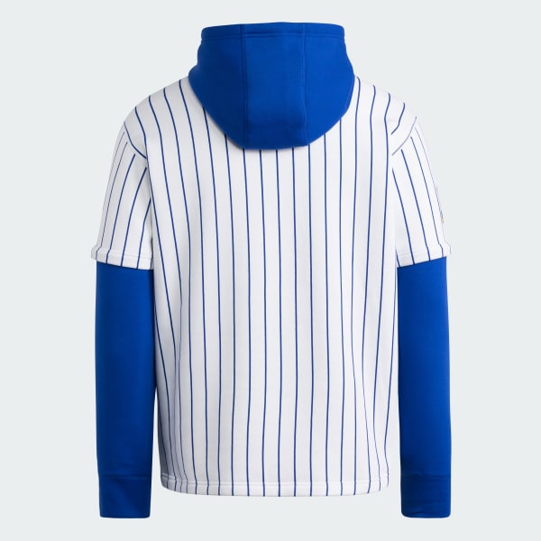White Kansas Jayhawks Baseball Hooded Jersey