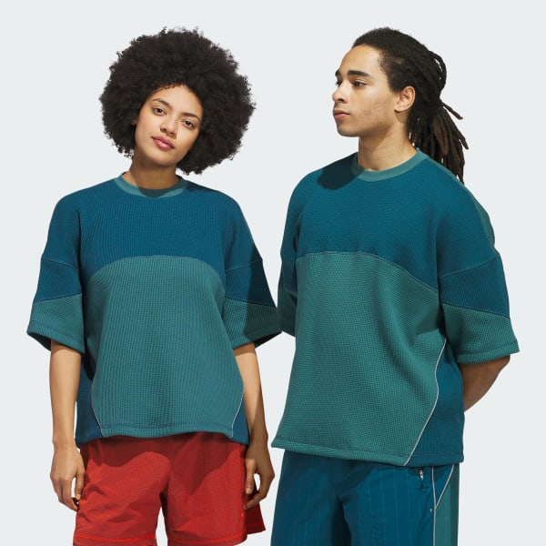 Blue La Cienega Short Sleeve Sports Tee