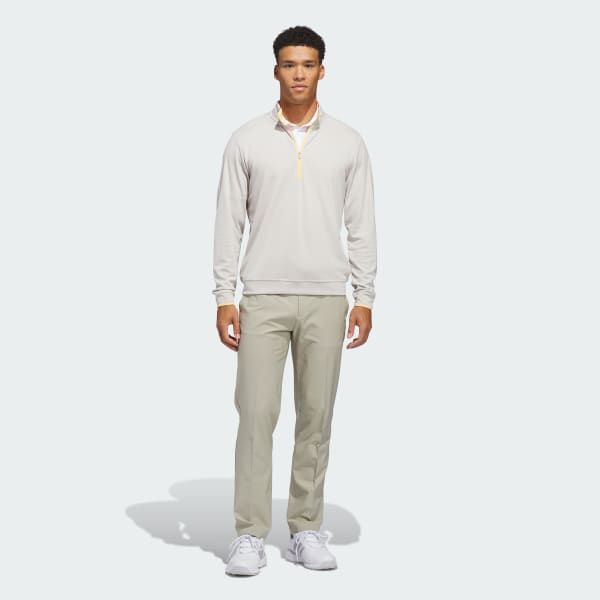 Beige Lightweight Half-Zip Top