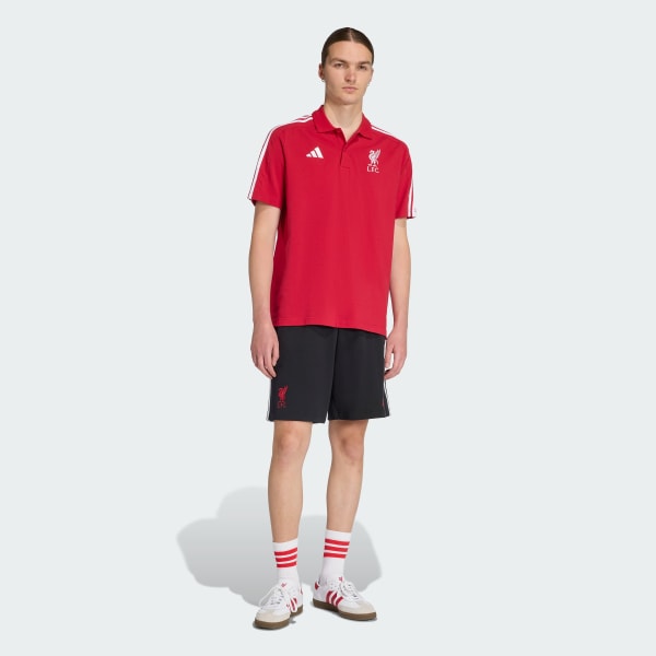Red Liverpool FC DNA Polo Shirt
