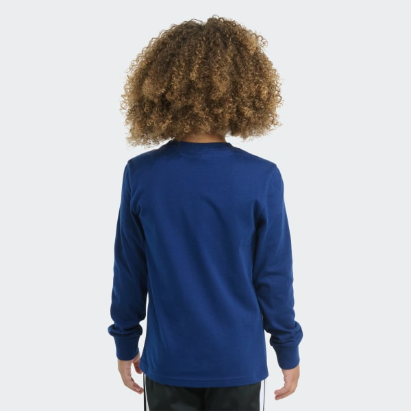 Blue Long Sleeve Expression Tee
