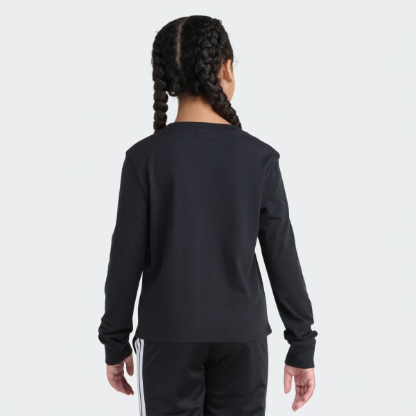 Black Long Sleeve Regular Fit Tee