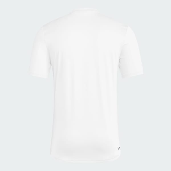 White MENS SHORT SLEEVE PREGAME T-SHIRT