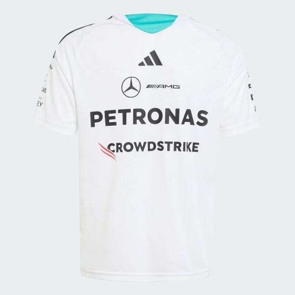 White MERCEDES - AMG PETRONAS FORMULA 1 TEAM DRIVER JERSEY