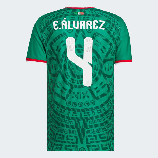 Green Mexico 26 Home Alvarez Jersey