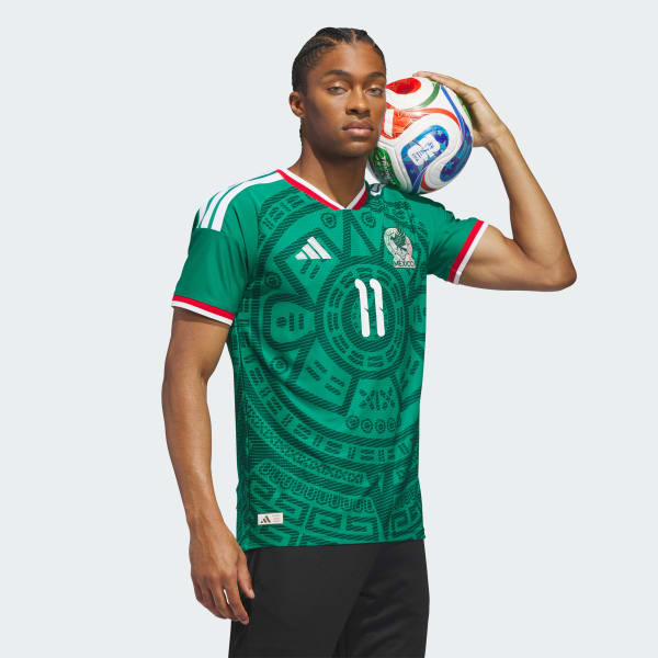 Green Mexico 26 Home Gimenez Authentic Jersey