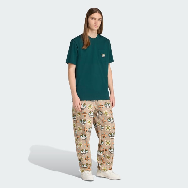 Green Monogram Loose Tee