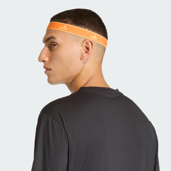 Orange Multiple Width Training Headbands 3 Per Pack