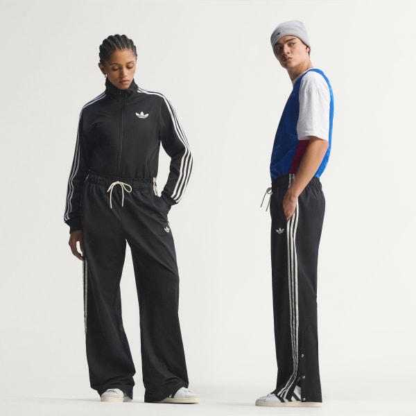 Black Original Basketball Snap Pant