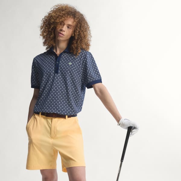 Blue Originals All Over Trefoil Polo