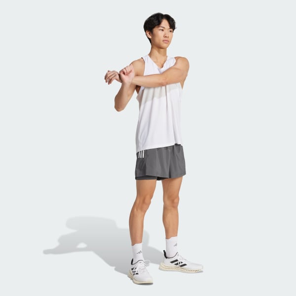 Grey Own the Run CLIMACOOL 2-in-1 5-Pocket Shorts