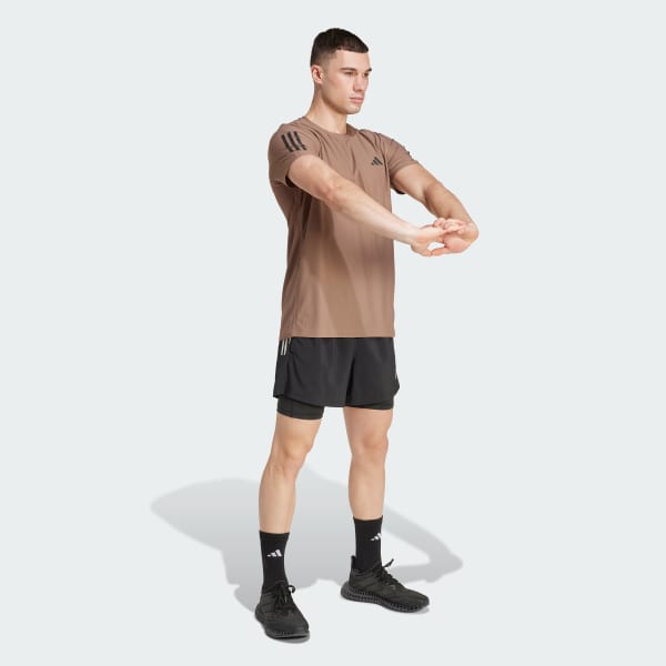 Brown Own the Run Tee