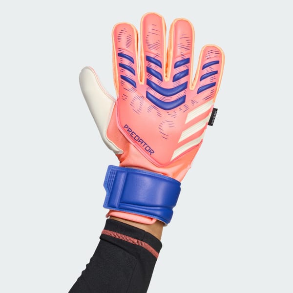 Orange Predator Match Fingersave Goalkeeper Gloves