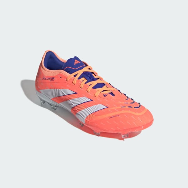 Orange Predator Pro Firm Ground Cleats