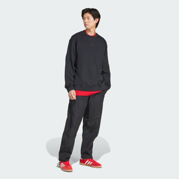 Black Premium Essentials Crew Sweatshirt
