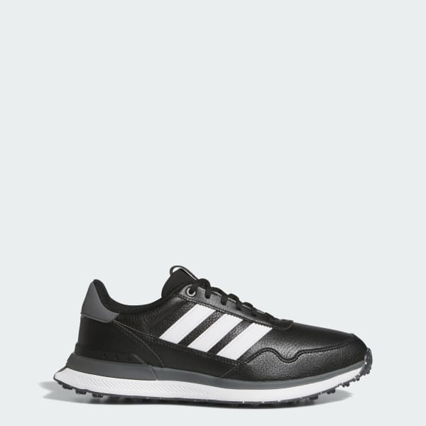Black S2G 26 LEATHER SPIKELESS GOLF SHOES