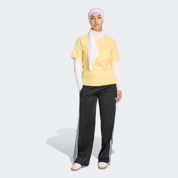 Black SMOCKED FIREBIRD TRACKPANTS