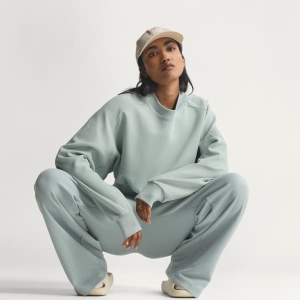 Green SOFT LUX STRAIGHT LEG PANTS