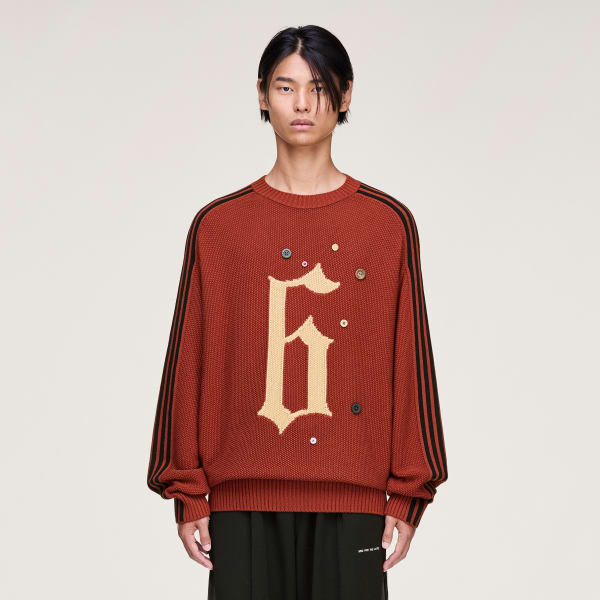 Red SONG FOR THE MUTE ADI006 SWEATER