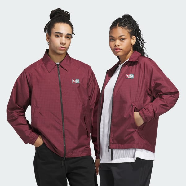 Burgundy Shmoofoil DT Coach Jacket