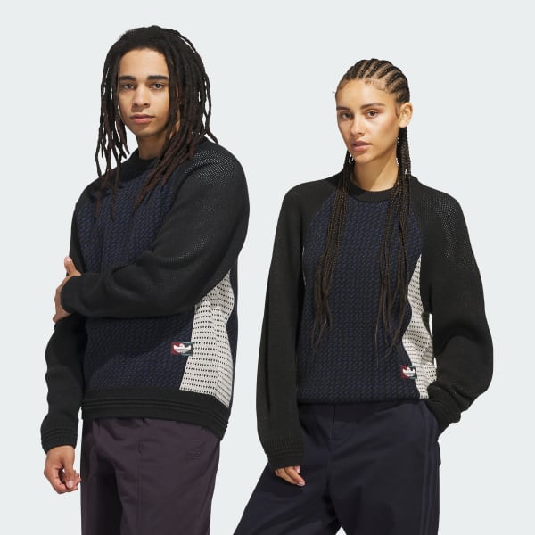 Multicolor Shmoofoil Fully Fashioned Crewneck Sweater